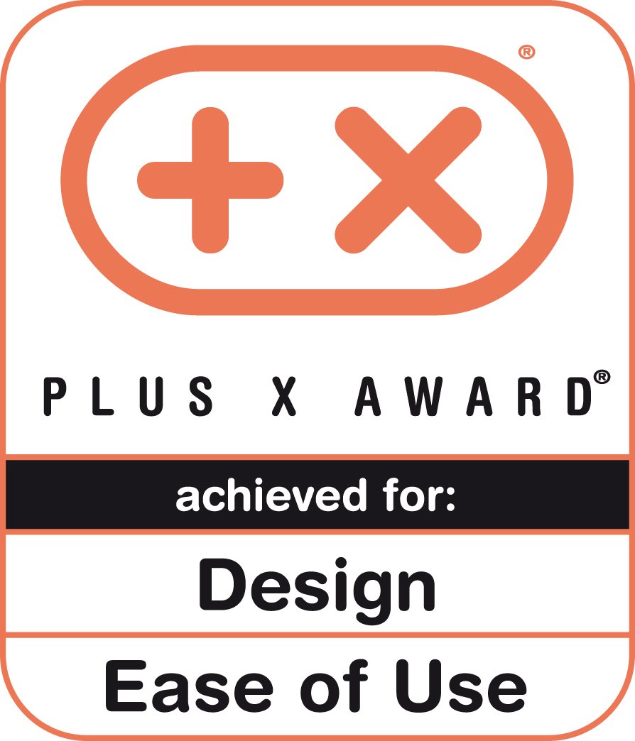Plus X Award Ease of Use